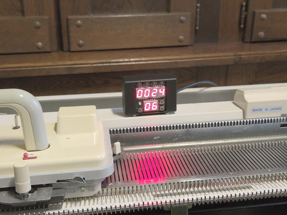 eCount voor Silver Reed, KnitMaster, Empisal breimachines