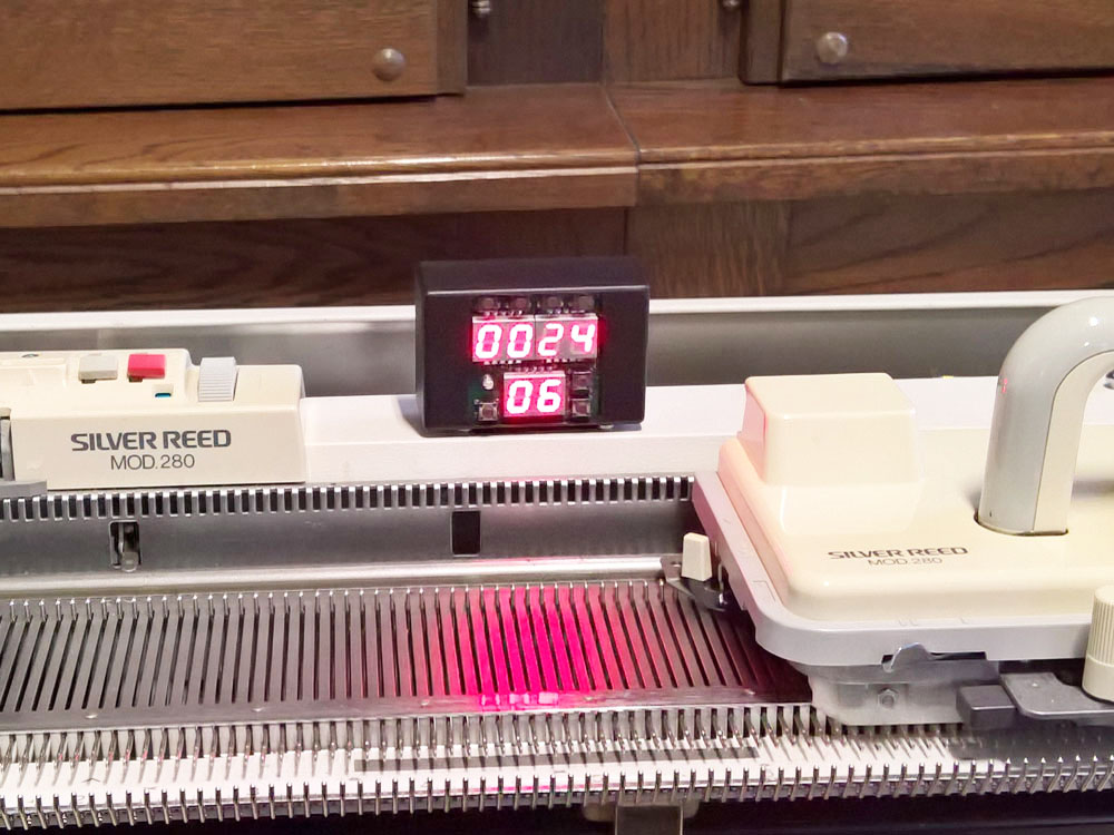 eCount voor Silver Reed, KnitMaster, Empisal breimachines
